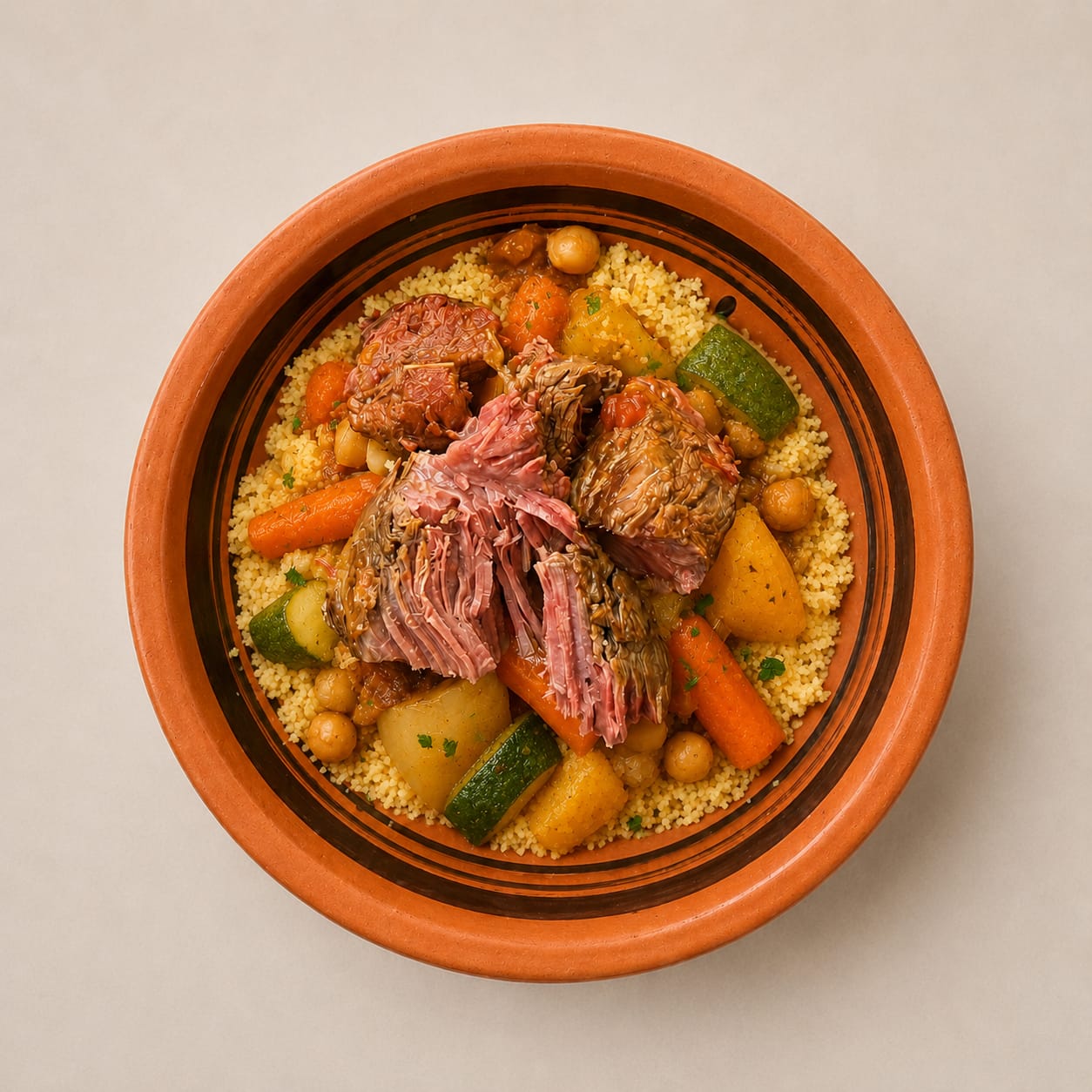 Pâtes au poulet, plat signature